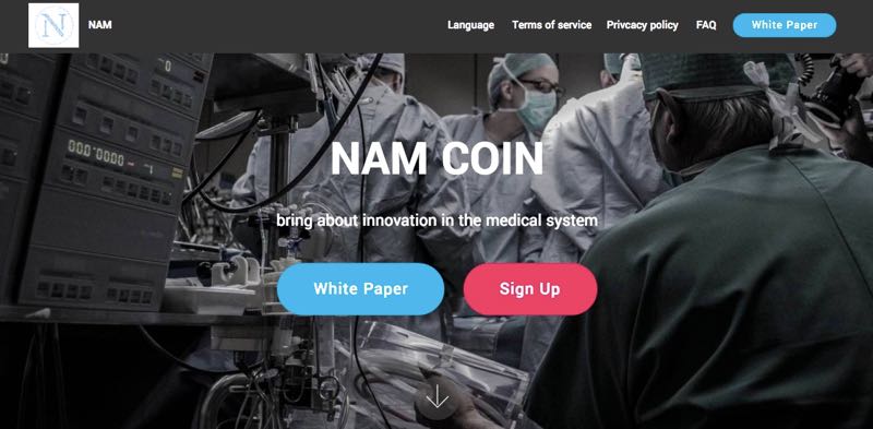 NAMプロジェクト　NAMコイン　エアドロップ